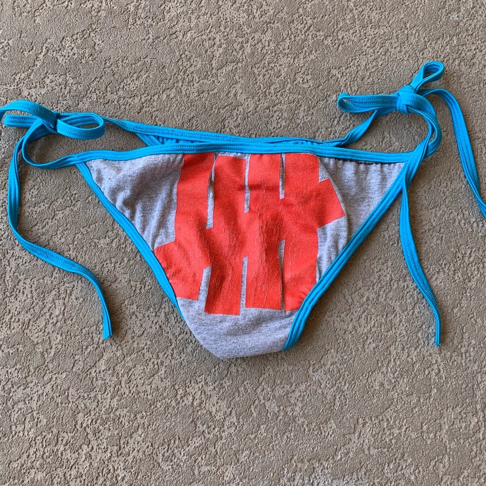 Customized UNDFTD bikini bottom. Undefeated.